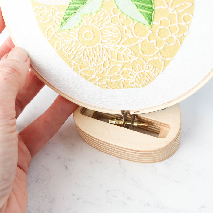 Hoop Prop Embroidery Hoop Stand-Stitched Modern