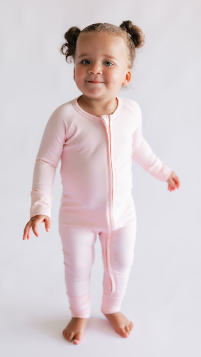 Infant Romper in Blush