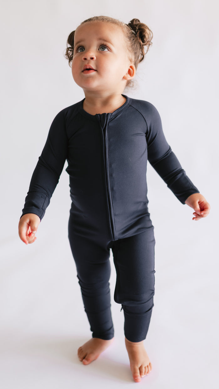 Infant Romper in Navy