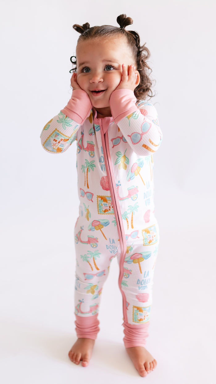 Infant Romper in Passport