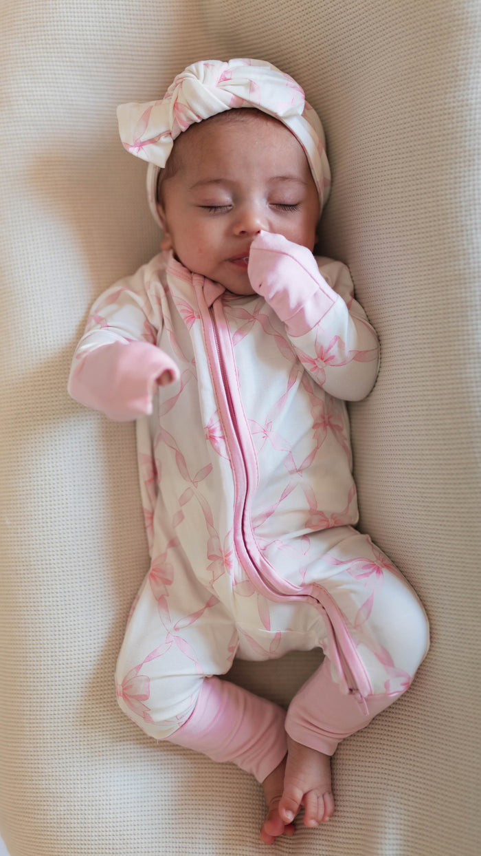 Infant Romper in Rosie