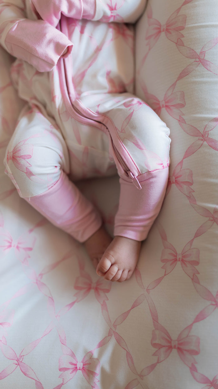 Infant Romper in Rosie