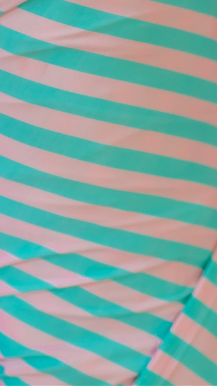 Infant Swaddle in Cotton Candy Stripes