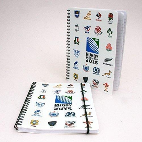 IRB 2015 Rugby World England A5 lined A5 notepad