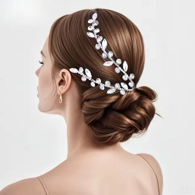 Wedding Hair Accessories - Rhinestone Crystal Bridal Hair Vine