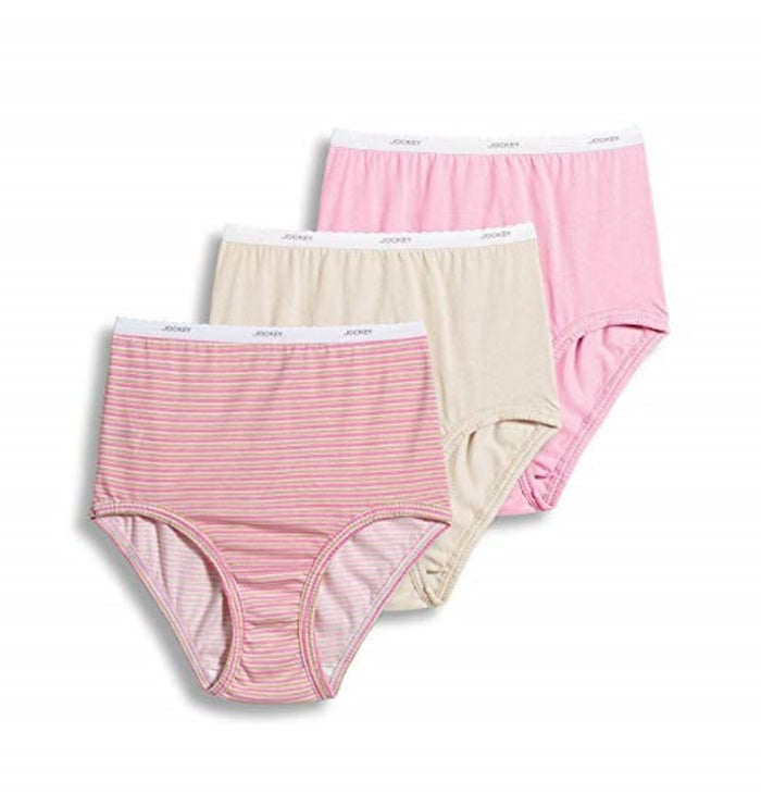 Jockey Exposed Rubber Cotton Briefs 3 Pk