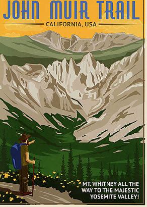 John Muir Trail Sticker