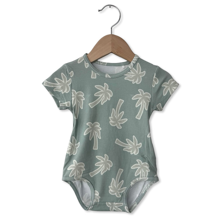 Keep Palm and Carry On Short Sleeve Snuggle Bug Bodysuit