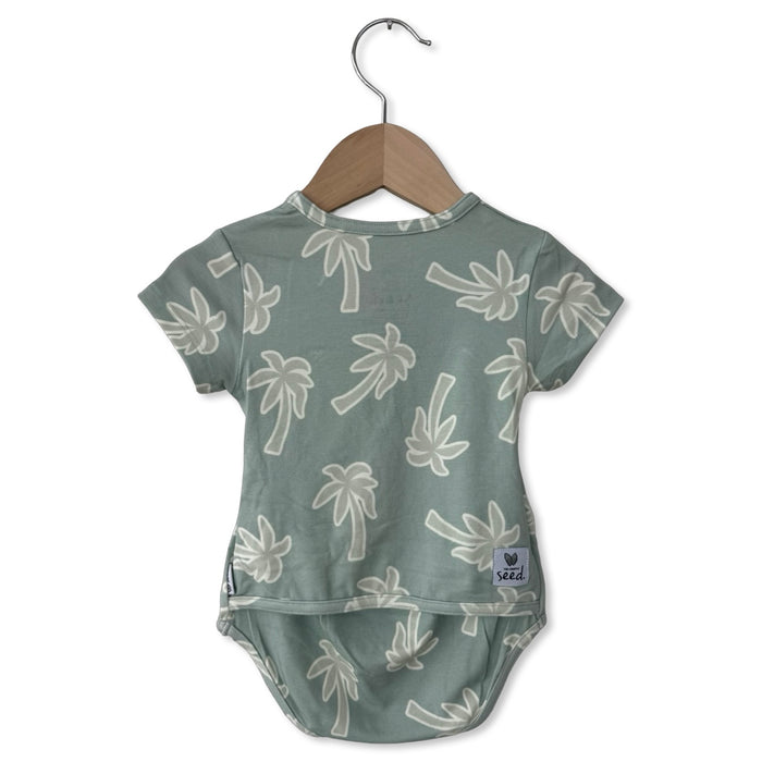 Keep Palm and Carry On Short Sleeve Snuggle Bug Bodysuit