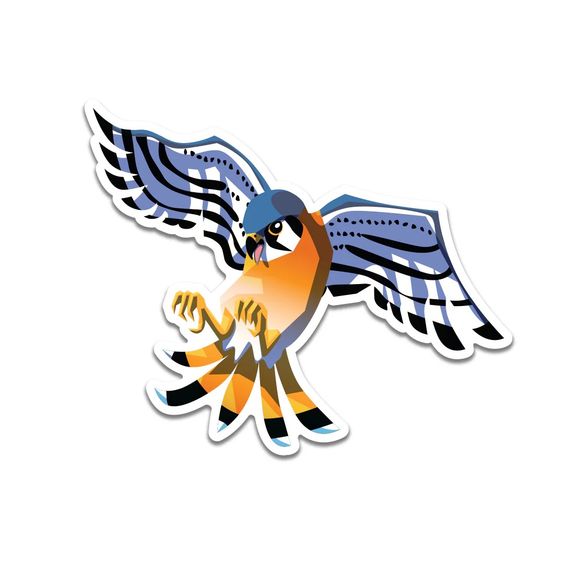 Kestrel Vinyl Sticker