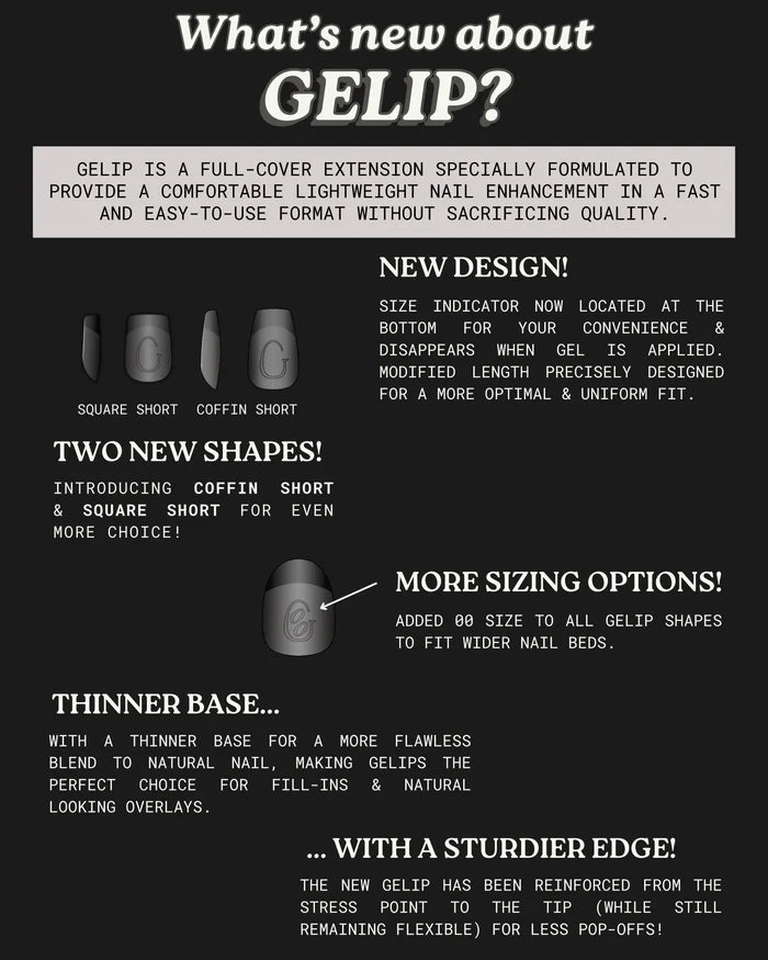Kokoist Gelip Tips | Coffin Short 275ct