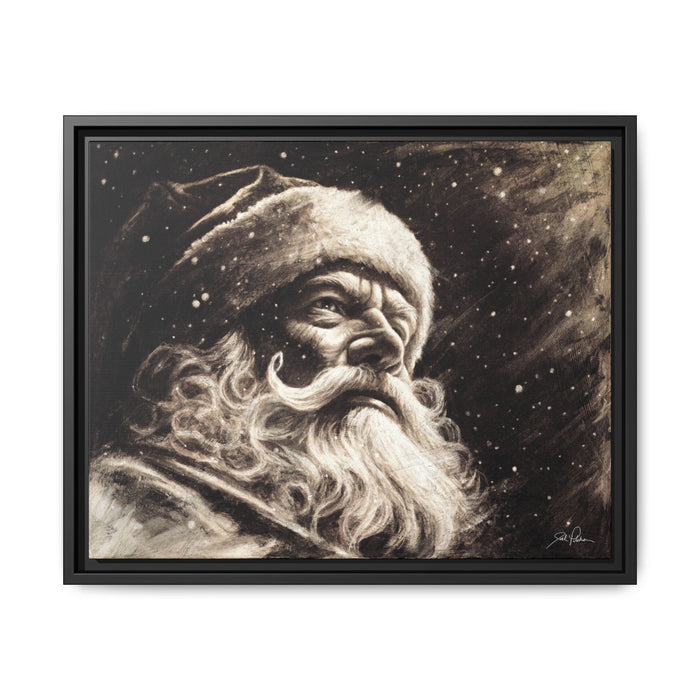 "Kris Kringle" Framed Canvas