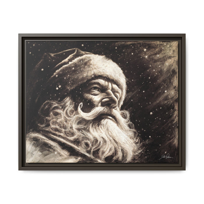 "Kris Kringle" Framed Canvas