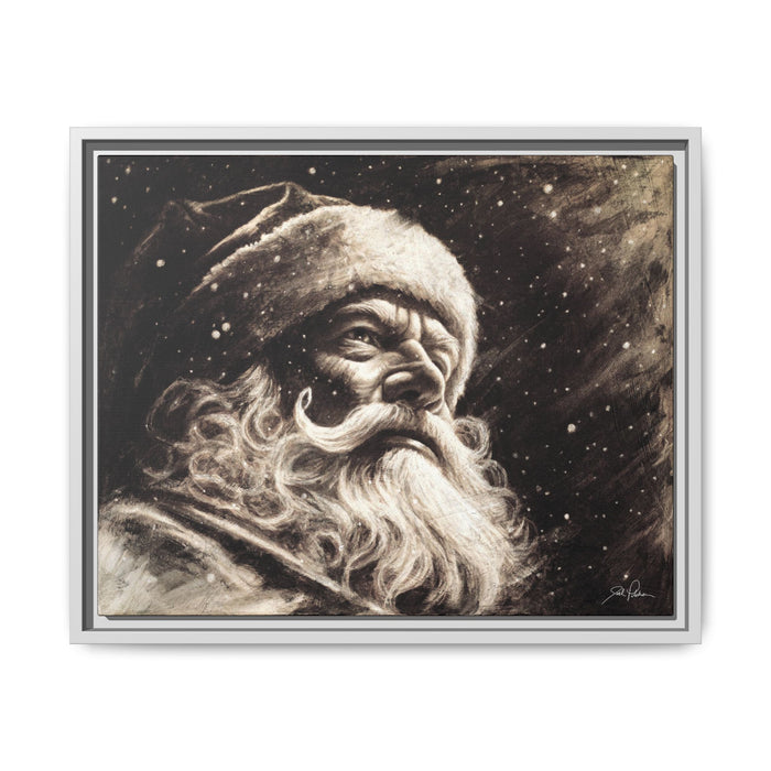 "Kris Kringle" Framed Canvas