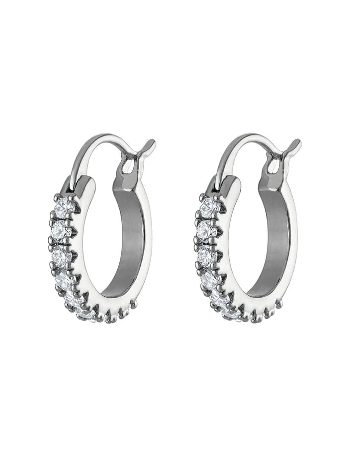 Lane Mini Hoop- Silver