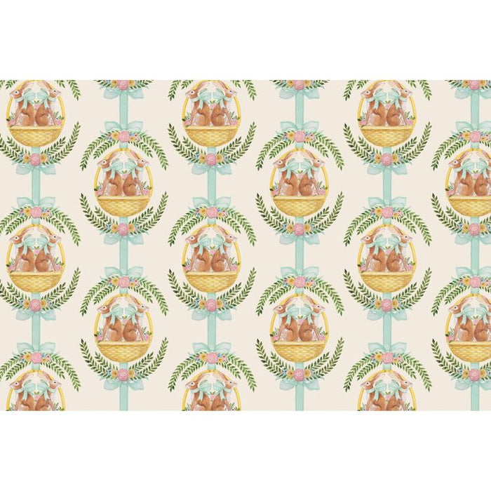 Laurel Bunny Baskets Paper Placemat