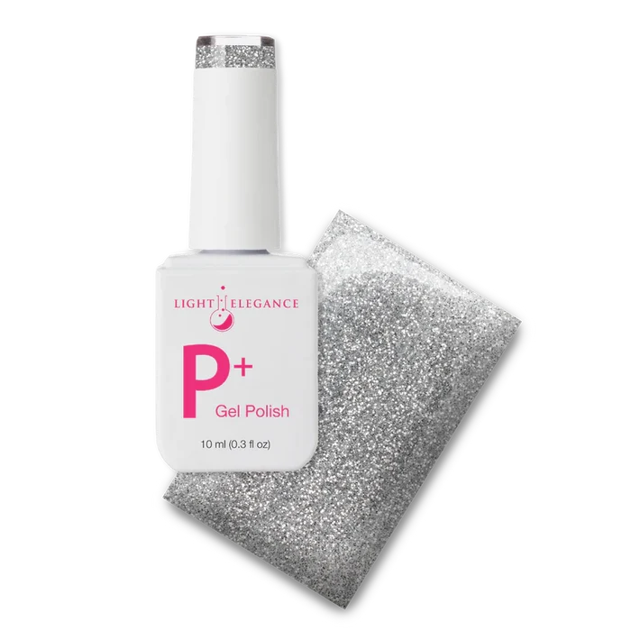 LE P+ Glitter Gel Polish | Sterling