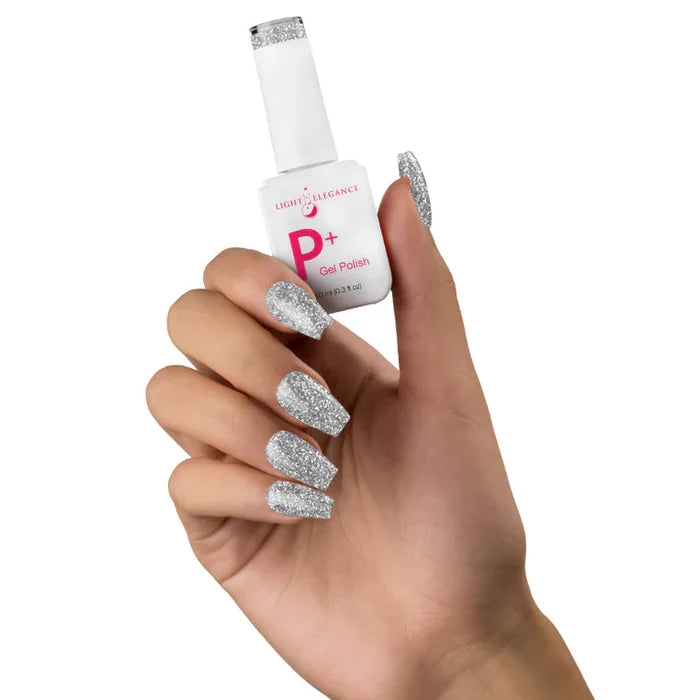 LE P+ Glitter Gel Polish | Sterling