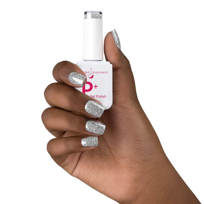 LE P+ Glitter Gel Polish | Sterling