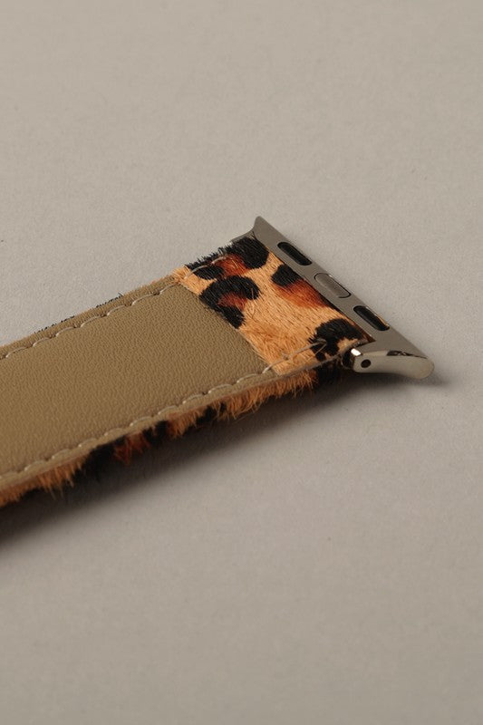 Leopard Apple Watch Band (Brown)