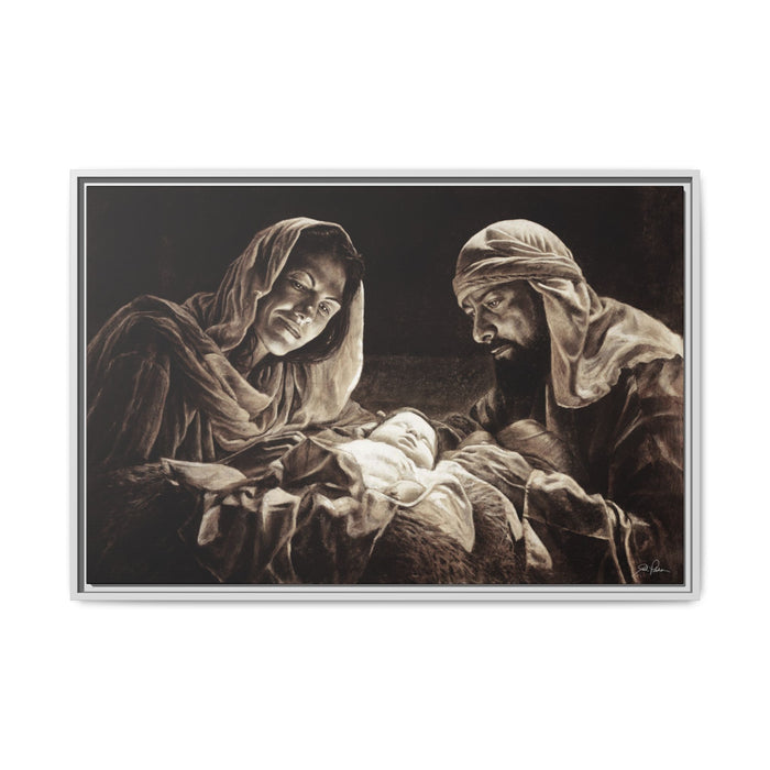 36" x 24" (Horizontal) / White / 1.25"