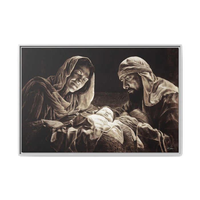 "Light of the World" Framed Canvas