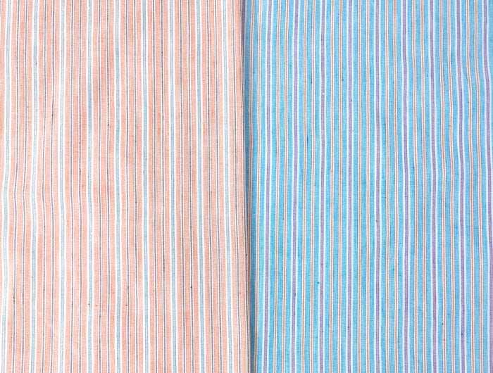 Lightweight Linen-Cotton Blend with Stripe Pattern 2766 2767