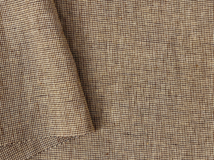 Linen Blend Mini Gingham Fabric – Delavé Texture, Medium Weight 8065 8075