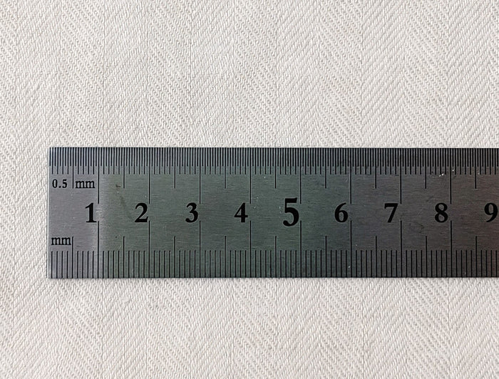 Linen Cotton Chambray Herringbone Twill (HBT) Fabric 7169 7170 7344 - The Linen Lab - Beige(light)
