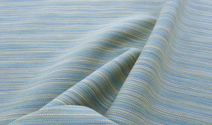 Linen Cotton Rainbow Tweed Fabric (1657) - The Linen Lab - green