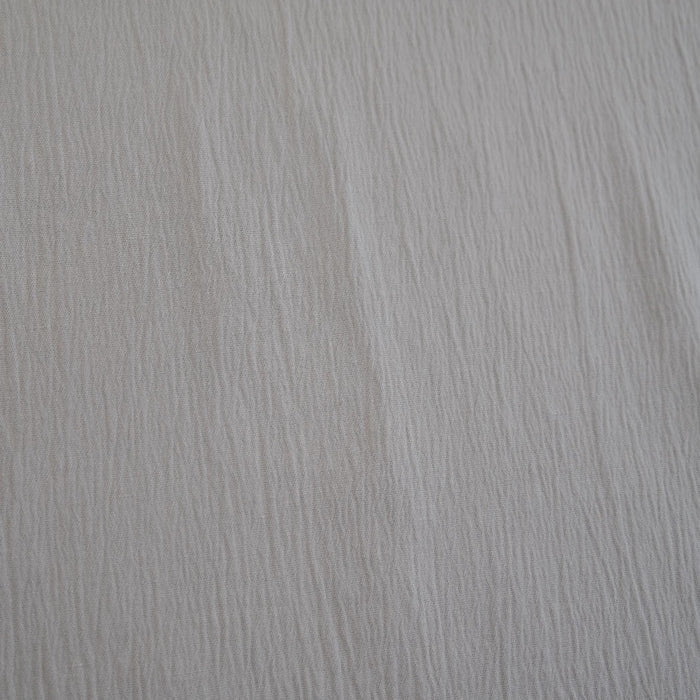 Linen Cotton Span Stretch Fabric with Wrinkle Effect 1652 - The Linen Lab - Beige 1652
