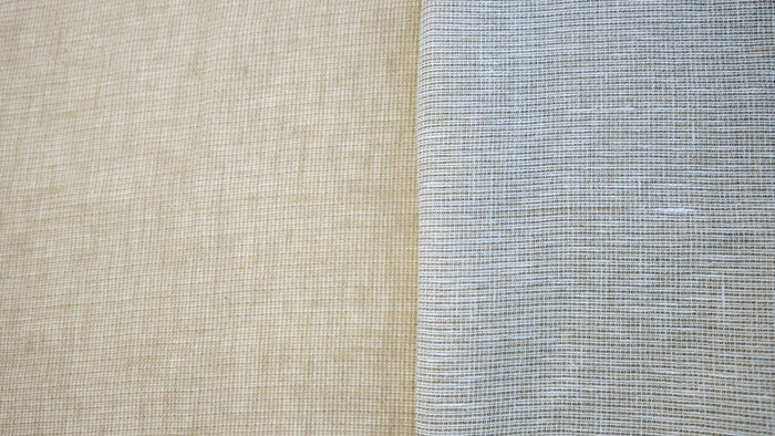 Linen Double Face Fabric (7014) - The Linen Lab - beige