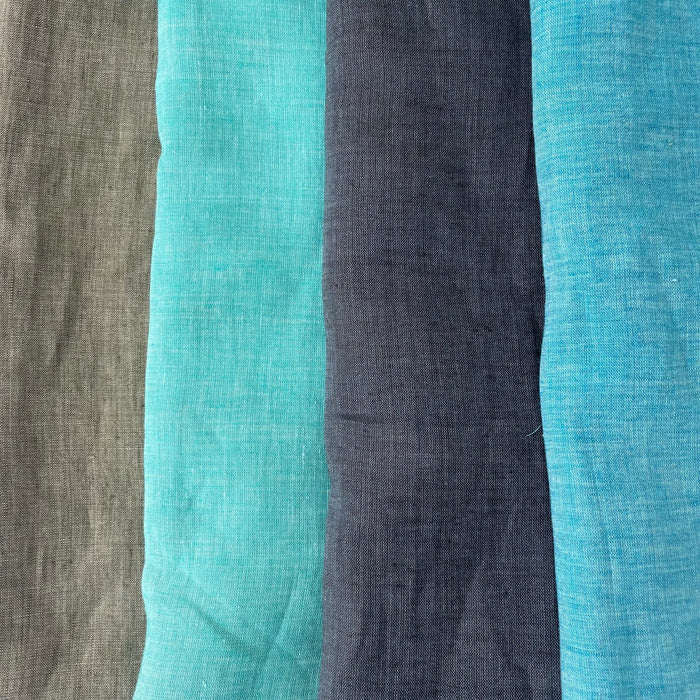 Linen Fabric Light Weight Soft Touch 21S 6591 7246 7041 7021 - The Linen Lab - Green