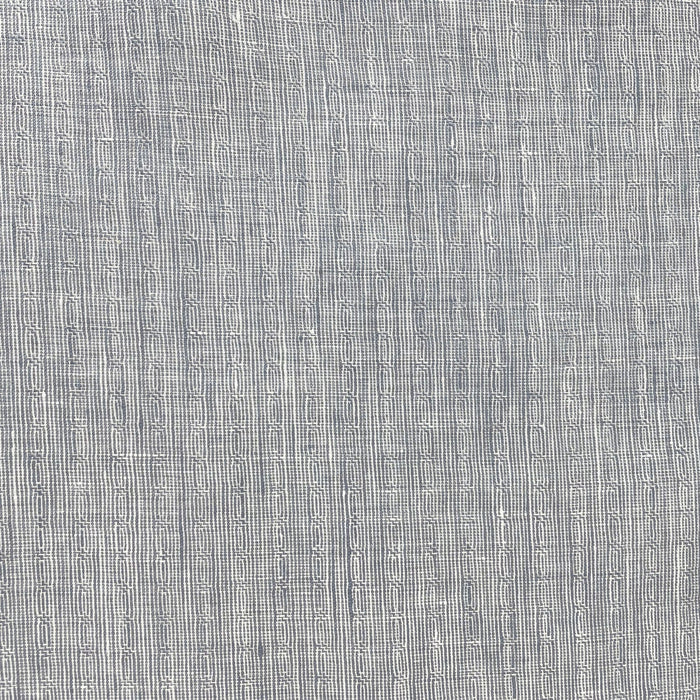 Linen Jacquard Small Pattern Fabric 4888 4887 - The Linen Lab - Grey