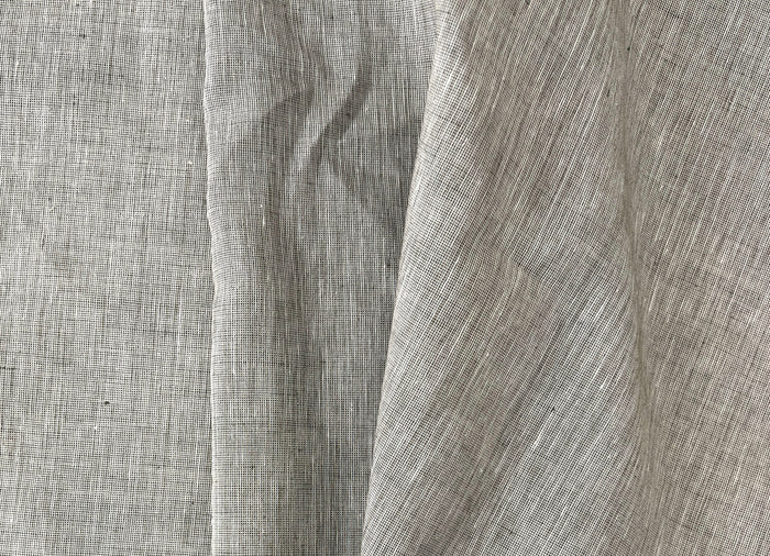 Linen Polyester Blend Fabric – Pre-Washed, Medium Weight, Slightly Crisp 3506