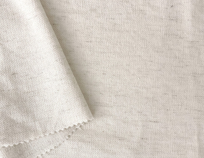Linen Rayon Spandex Dobby Fabric – Medium Heavy, Soft Stretch, Pre-Washed 6652