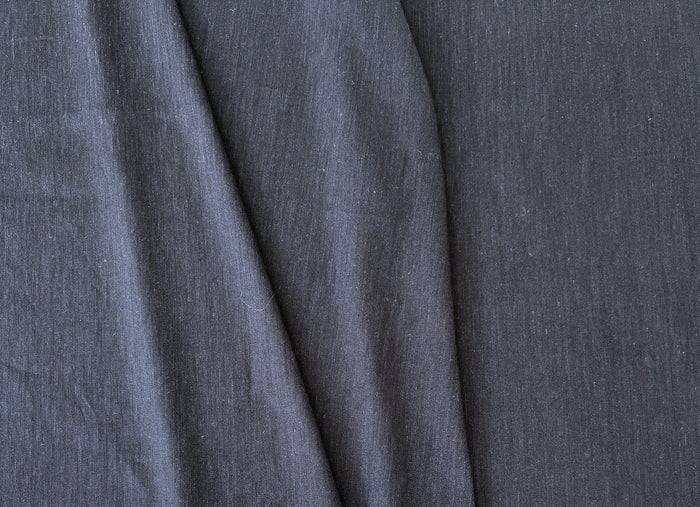 Linen Rayon Spandex Fabric – Great Drape & Comfort Stretch, Dark Navy & Grey 8162 8163