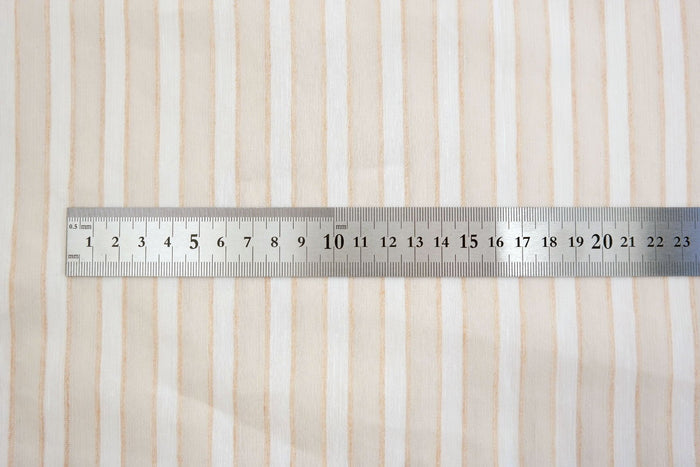 Linen Rayon Stretch Melange Stretch Fabric (6515) - The Linen Lab - Beige