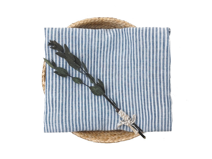 Linen Rayon Tencel Blend Fabric with Stripe Pattern – Soft, Lightweight, Pre-Washed 8015 8016