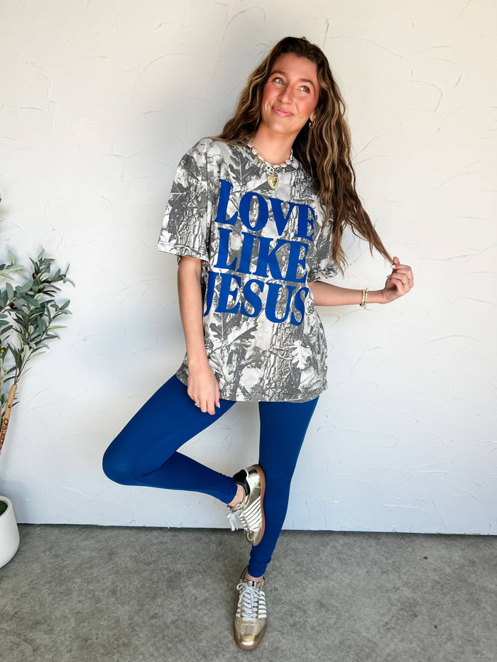 Love Like Jesus - Grey Camo