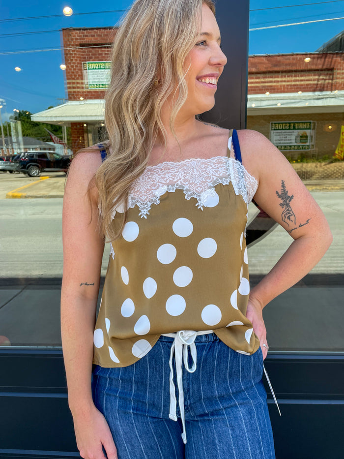 Love Note Satin Tank Top