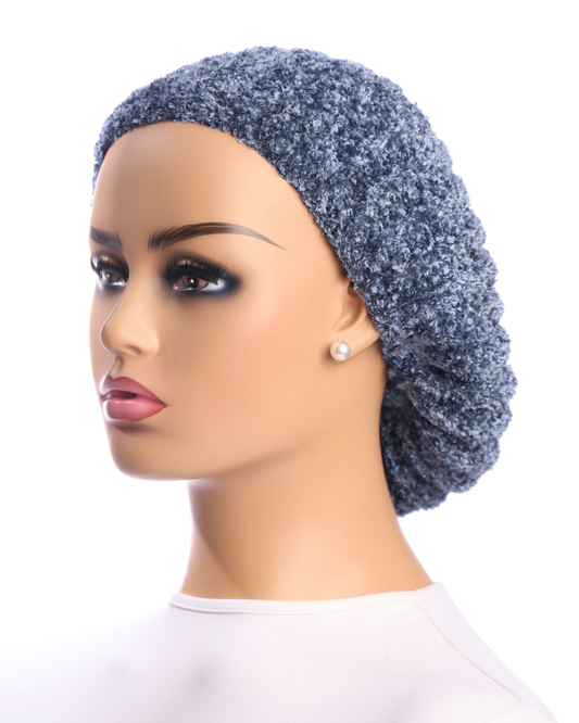 Lucy & Olivia LCOLCNSNB Denim Blue Lurex Lined Chenille myselflingerie.com