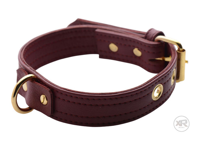 Luxury Burgundy Collar Image 4