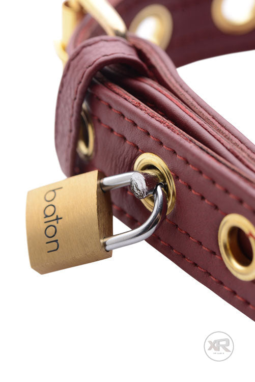 Luxury Burgundy Collar