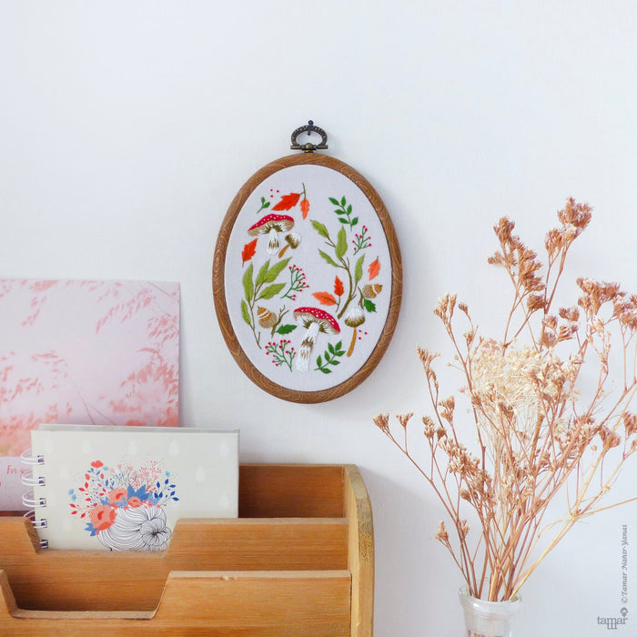 Magical Autumn Hand Embroidery Kit-Stitched Modern