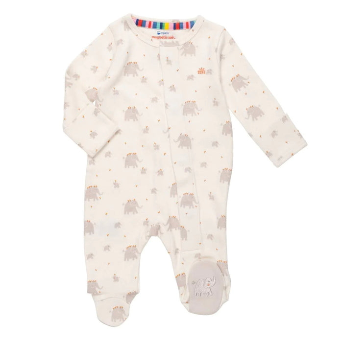Magnetic Me Little Peanut Organic Cotton Magnetic Parent Favorite Footie