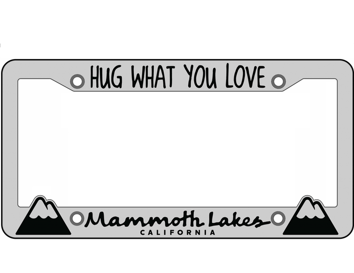 Mammoth Lakes License Plate Frame