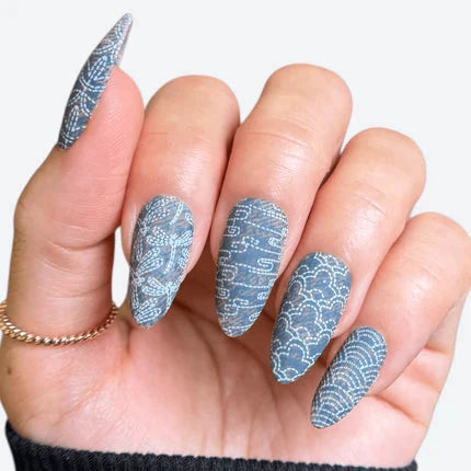 Maniology Stamping Plate | Sashiko Stitch M650