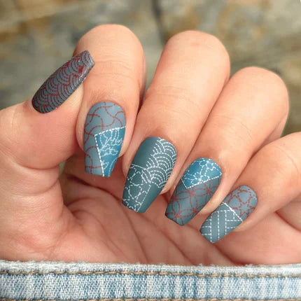 Maniology Stamping Plate | Sashiko Stitch M650