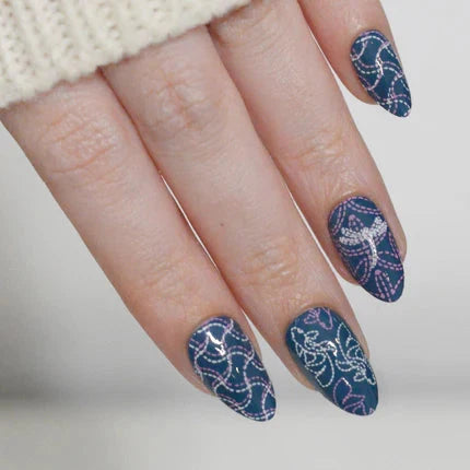 Maniology Stamping Plate | Sashiko Stitch M650